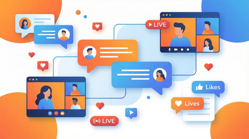 萝莉岛社区互动功能展示