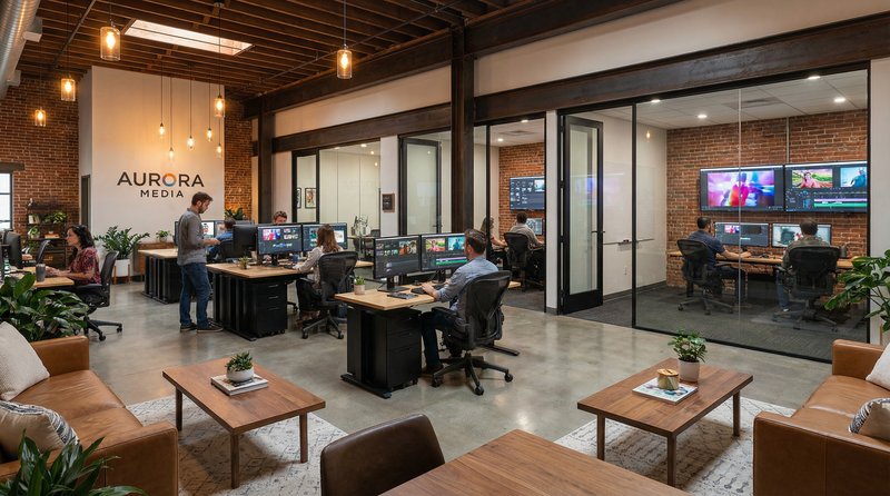 萝莉岛公司办公环境